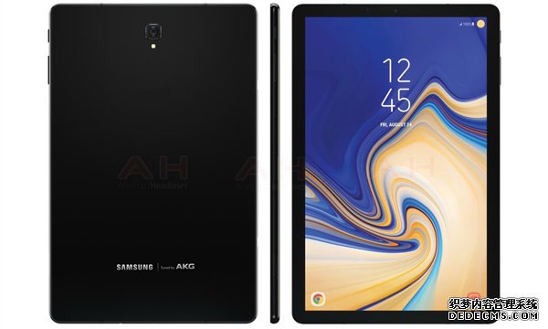 三星Galaxy Tab S4外觀曝光：正面無(wú)實(shí)體鍵、高屏占比