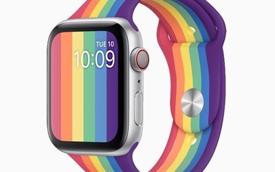 蘋果發(fā)布全新Apple Watch彩虹表帶 硅膠材質(zhì)共有兩款