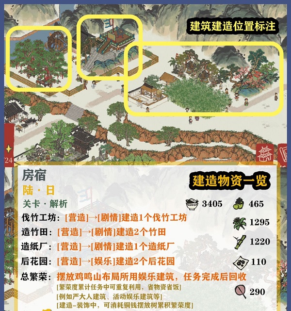 《江南百景圖》東宮蒼龍房宿通關攻略